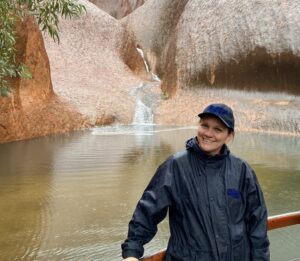 Tour Guide Samantha Schofield at Uluṟu-Kata Tjuṯa National Park